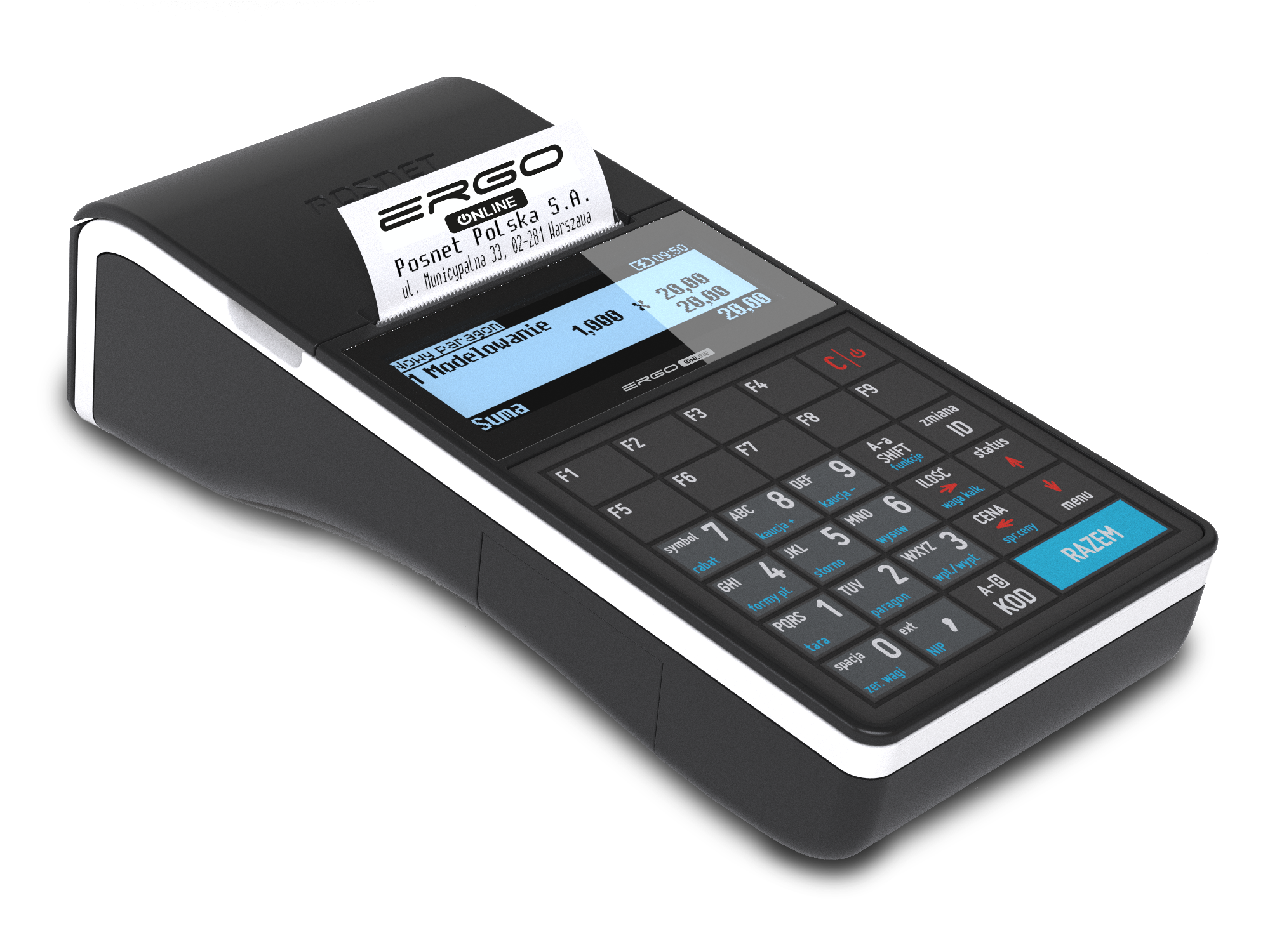 Kasa fiskalna POSNET ERGO ONLINE